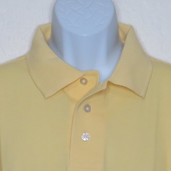 Inner Harbor* Men's Short Sleeve Straight Hem 3 Button Polo Golf Shirt~ Medium - Picture 3 of 9